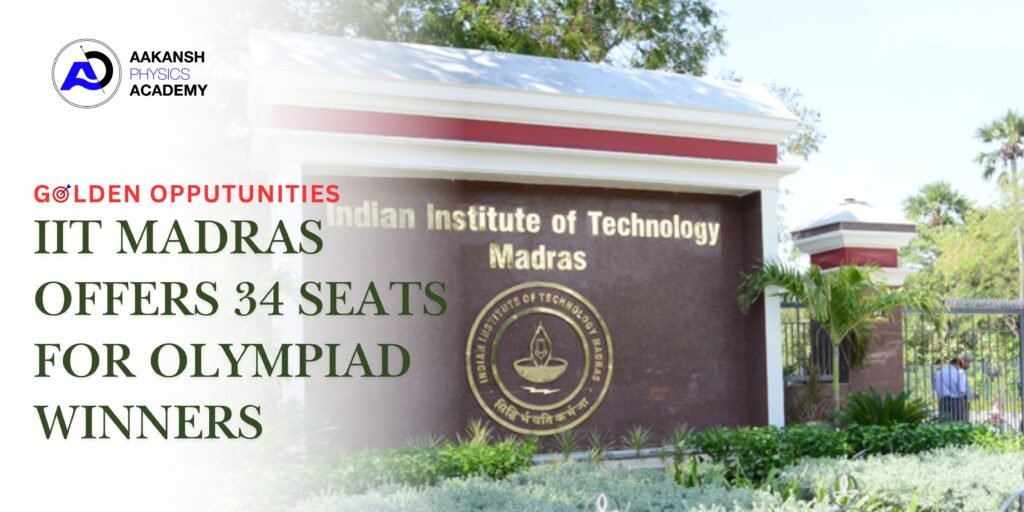 Golden Opportunity: IIT Madras Reserves 34 Seats for Olympiad Achievers from 2025-26