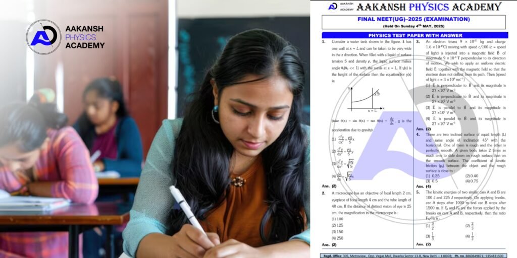 NEET 2025 Physics Breakdown: Key Insights + PDF Solutions