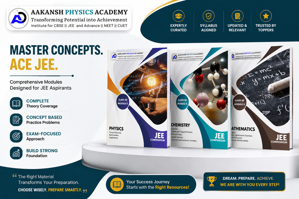 Best Books for JEE Main 2027-Complete Subject-Wise List by Aakansh Physics Academy 4 Aakansh Physics Academy Modules